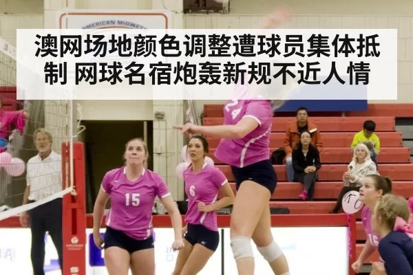 澳网场地颜色调整遭球员集体抵制 网球名宿炮轰新规不近人情